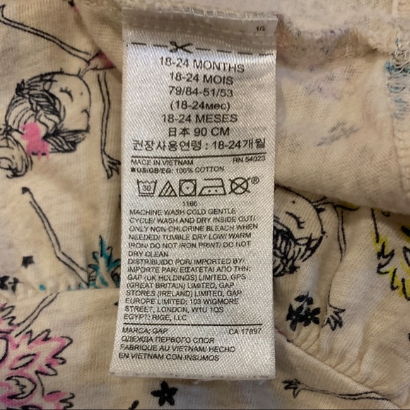 🎄Gap ballerina long sleeve peplum top Size: 18-24 Months - Picture 5 of 7